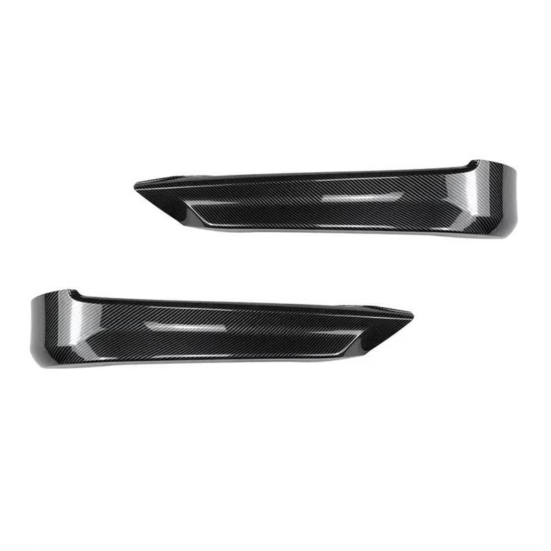 Frontspoiler Für 3er E90 E91 Für Frühen 320i 325i 2005–2008 Frontstoßstange Lip Splitter Diffusor Body Kit Spoiler Stoßstange Schutzfolie Vordere Stoßstange Unten(Carbon Look Splitter) von JMOLXURI