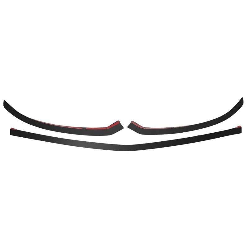 Frontspoiler Für Benz EINE Klasse W177 A180 A200 A220 A250 Für AMG 2019 2020 2021 2022 Spoiler Front Lower Lip Splitter Canard Trim Vordere Stoßstange Unten(Glossy Black) von JMOLXURI