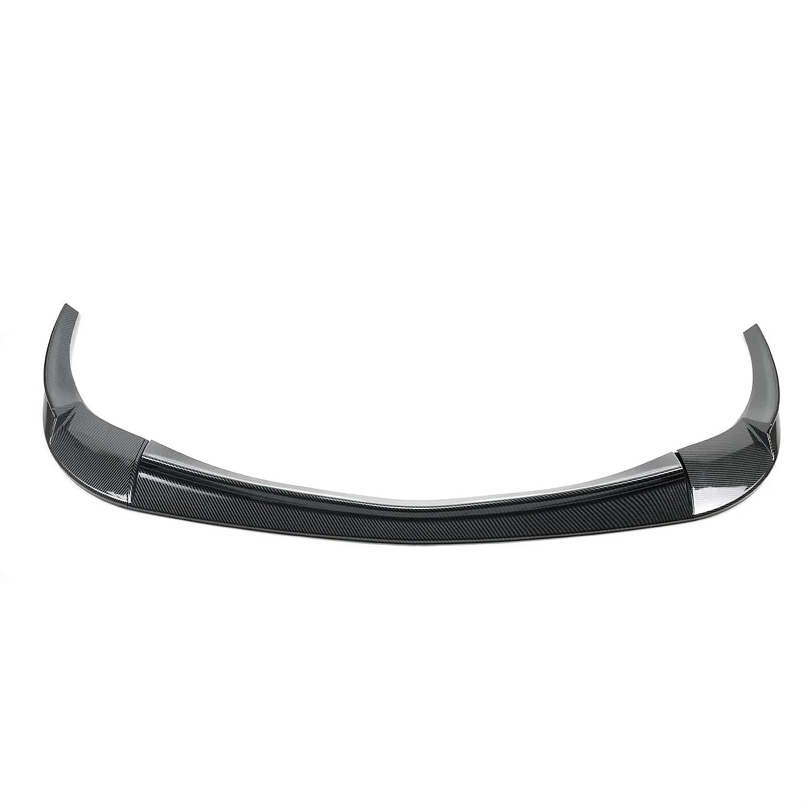 Frontspoiler Für Chevrolet Für Corvette C6 2006-2013 Basismodell Frontschürze Lip Splitter Diffusor Spoiler Carbon Look Glänzend Schwarz Vordere Stoßstange Unten(Carbon Fiber Look) von JMOLXURI