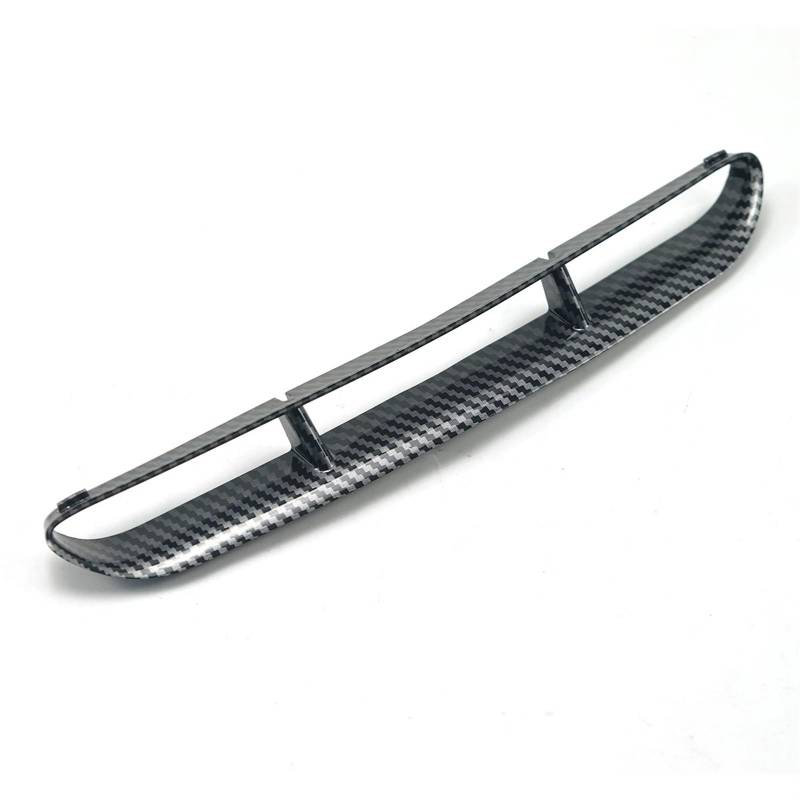 Frontspoiler Für Corvette C6 GS Z06 ZR1 2005–2013 Ersatzverkleidung Haubenentlüftung Breiter Körper Carbonfaser-Look Vorderer Stoßstangen-Obergrill Vordere Stoßstange Unten(Carbon Fiber Look) von JMOLXURI