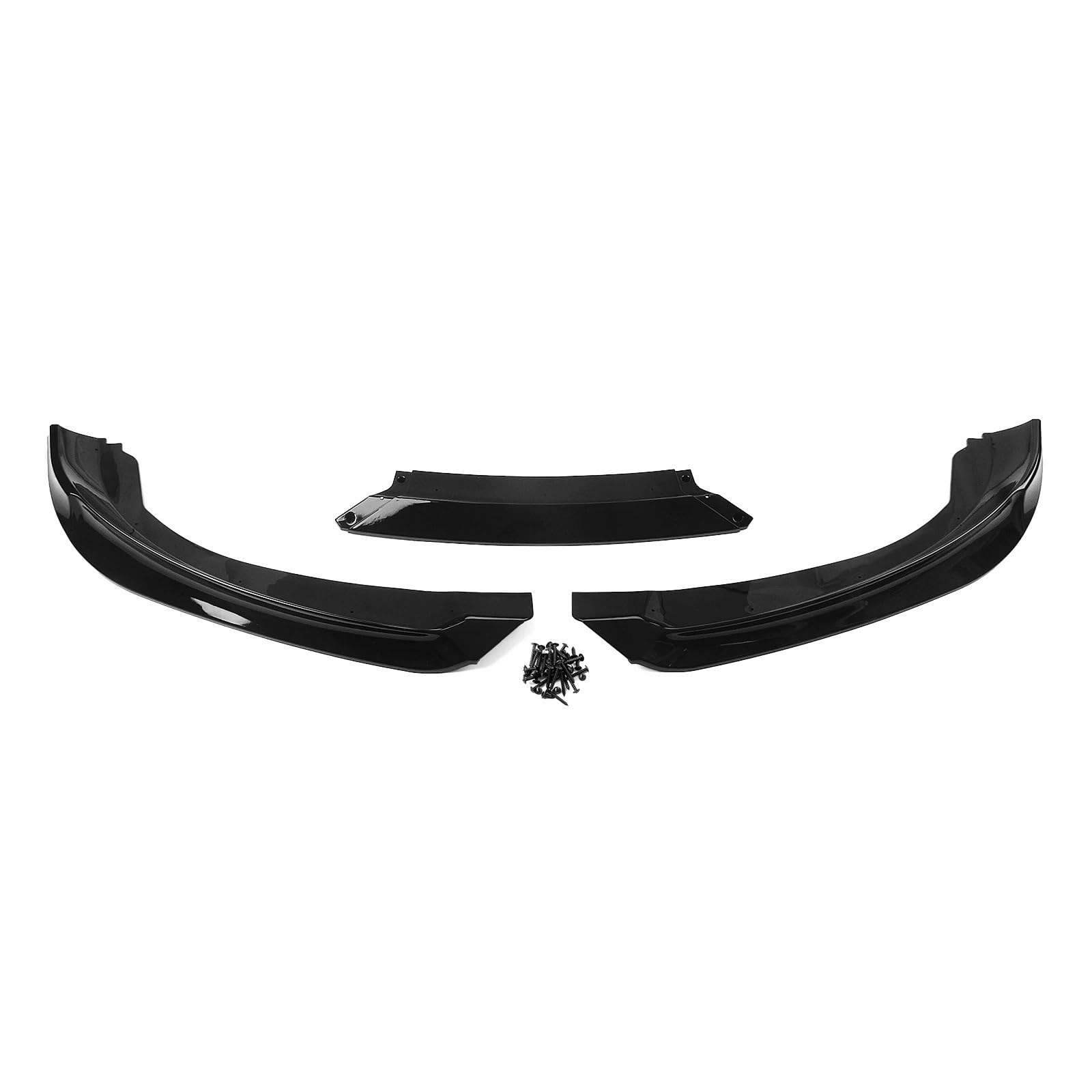 Frontspoiler Für Hyundai Für Genesis Für Coupe 2 Tür 2008-2012 Frontschürze Spoiler Lippe Carbon Fiber Look Glanz Matte Schwarz Untere Splitter Schutz Vordere Stoßstange Unten(Glossy Black) von JMOLXURI