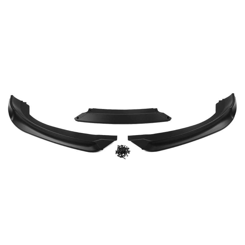 Frontspoiler Für Hyundai Für Genesis Für Coupe 2 Tür 2008-2012 Frontschürze Spoiler Lippe Carbon Fiber Look Glanz Matte Schwarz Untere Splitter Schutz Vordere Stoßstange Unten(Matte Black) von JMOLXURI