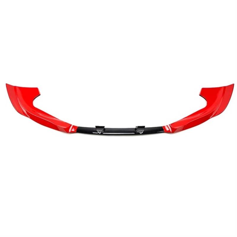 Frontspoiler Für Jeep Für Grand Für Cherokee Für SRT Für SRT8 2012-2016 2013 2014 Carbon Faser Stil Glänzend Schwarz Matt Schwarz Auto Front Lip Splitter Vordere Stoßstange Unten(Red Black) von JMOLXURI