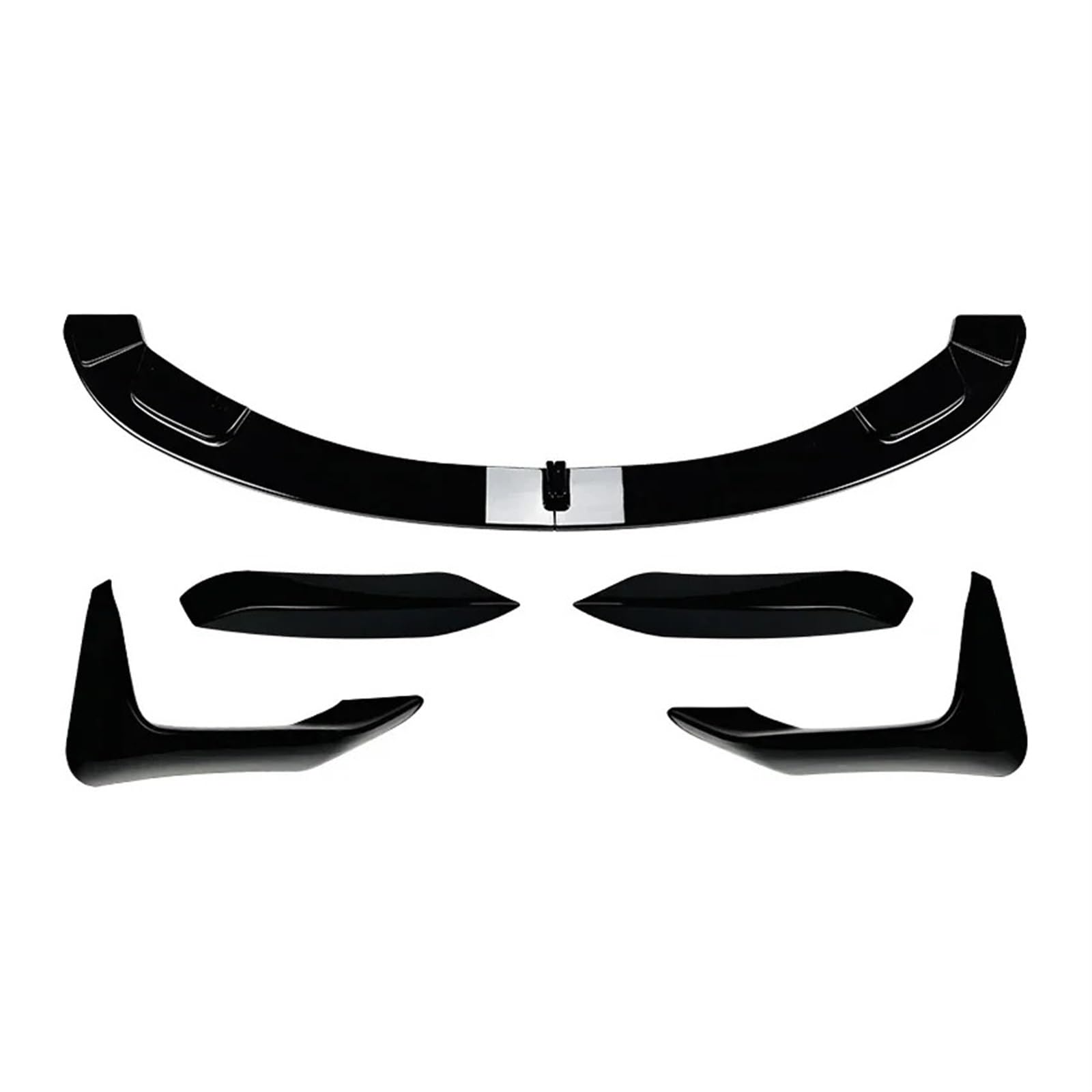 Frontspoiler Für M3 Für M4 F80 F81 F82 F83 2013-2018 Auto Frontschürze Lip Spoiler Splitter Stoßstange Canard Lip Splitter Body Kit Von Für ABS Vordere Stoßstange Unten(Gloss Black Set A) von JMOLXURI