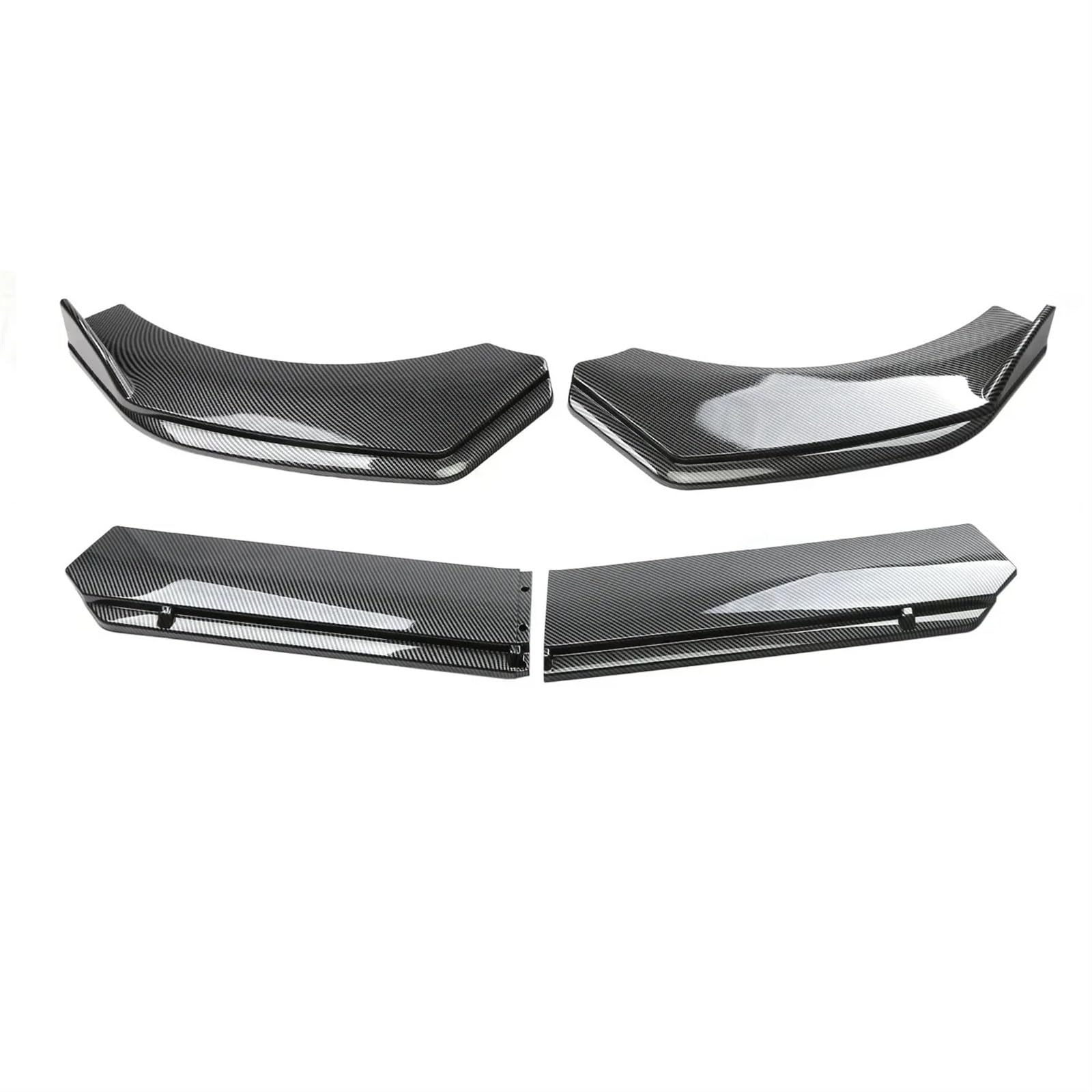 Frontspoiler Für Skoda Für Octavia Für VRS Für Superb Auto Vorderen Stoßfänger Kinn Lip Spoiler Body Kits Splitter Rock Diffusor Schutz Schutz Abdeckungen Vordere Stoßstange Unten(Carbon Fiber) von JMOLXURI