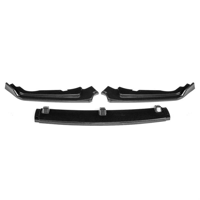 Frontspoiler Für Subaru Für BRZ 2015 2016 2017 Glänzend Schwarz Carbon Look Auto Front Stoßstange Lip Splitter Kinn Stoßstange Körper Kits Spoiler Vordere Stoßstange Unten(Carbon Fiber Look) von JMOLXURI