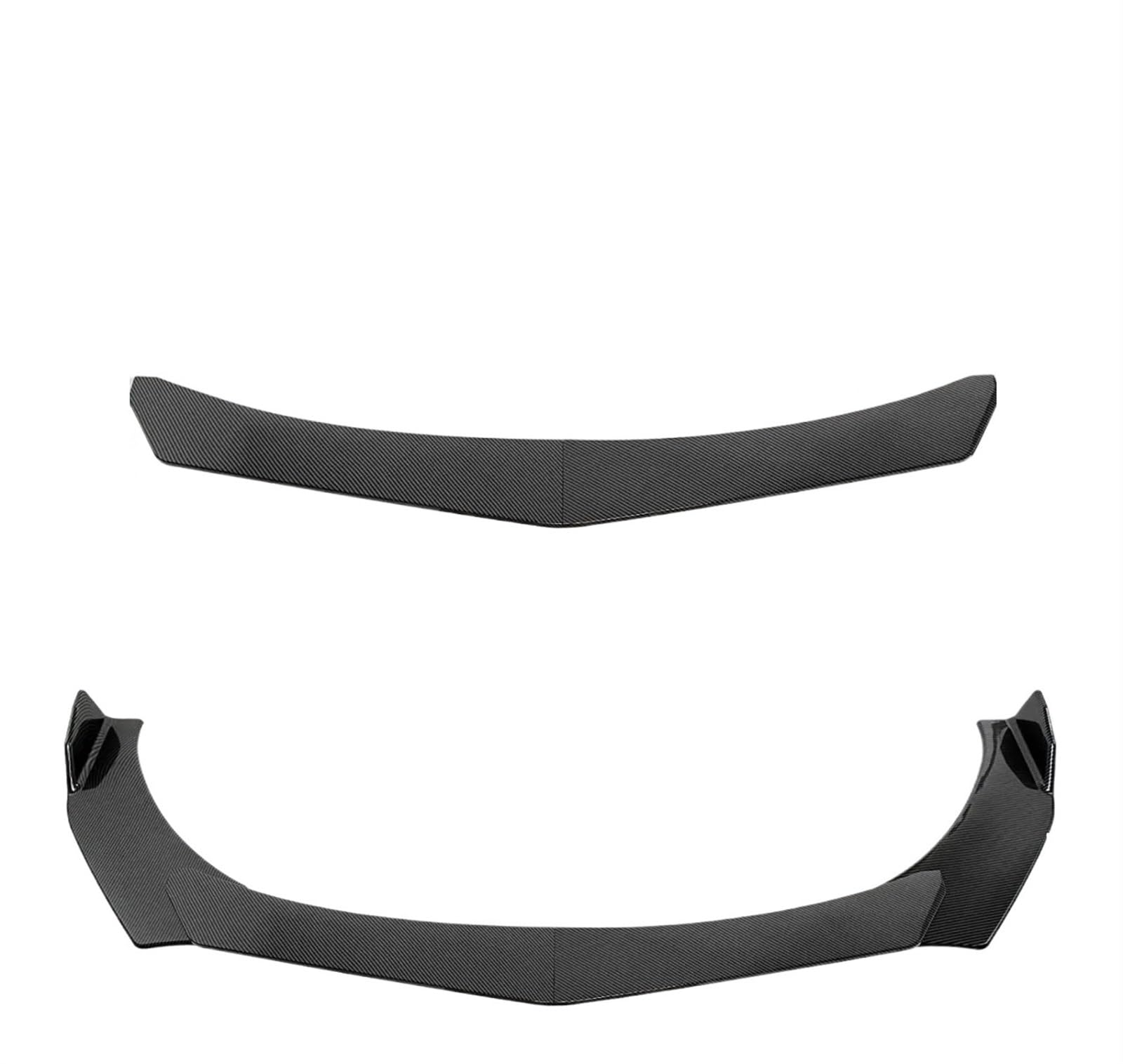 Frontspoiler Für Suzuki Für Swift Für Baleno 177cm Einstellbare Auto Zubehör 4PCS Frontschürze Lip Spoiler Seite Splitter Körper Kit Guards Deflektor Vordere Stoßstange Unten(Carbon Fiber Look) von JMOLXURI