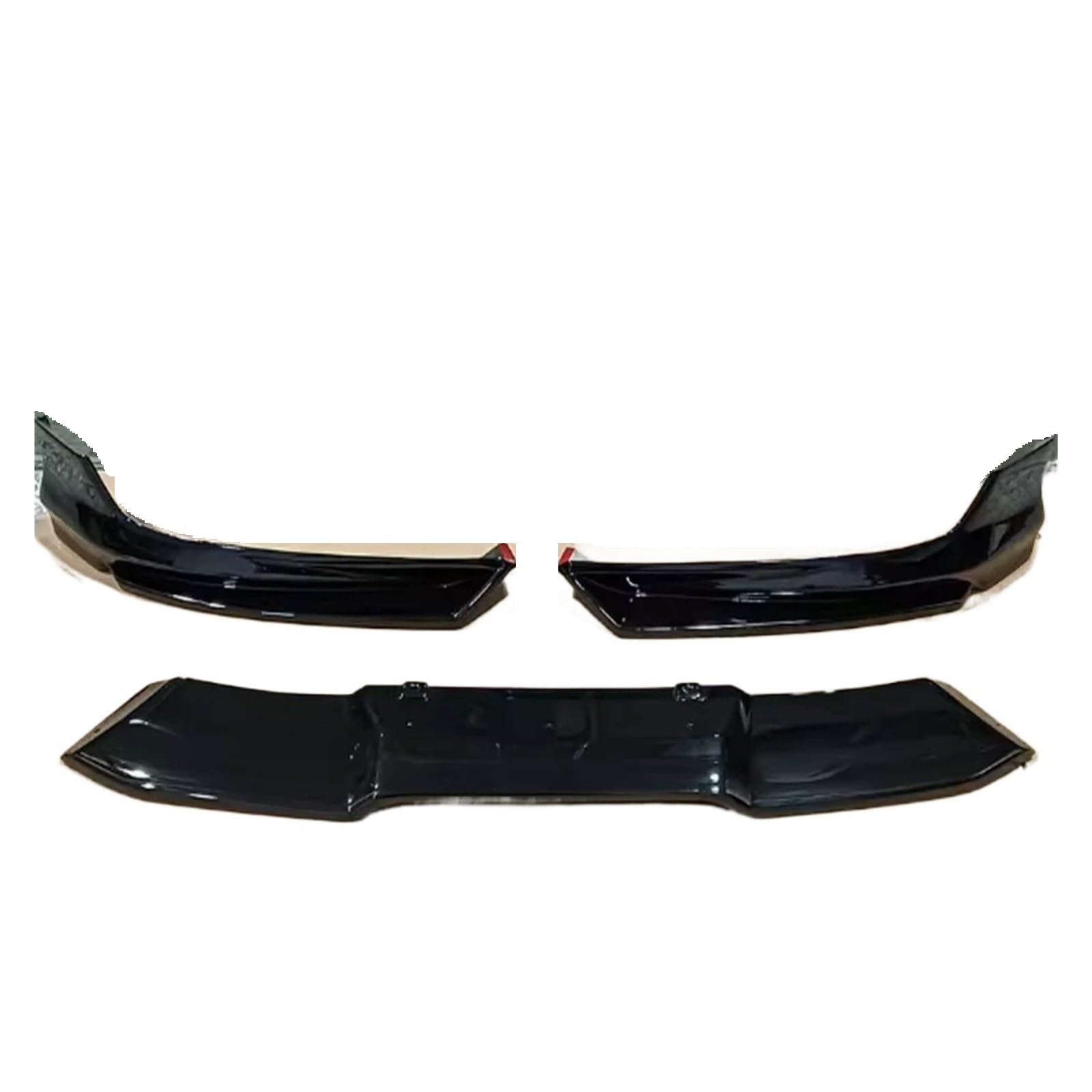 Frontspoiler Für Volvo Für S60 Für V60 2020 2021 2022 2023 2024 Front Stoßstange Eckenschutz Externe Modifikation Body Kit Vordere Stoßstange Unten(Agate Black) von JMOLXURI