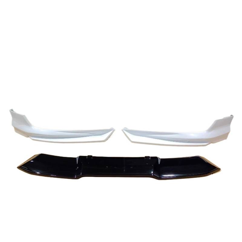 Frontspoiler Für Volvo Für S60 Für V60 2020 2021 2022 2023 2024 Front Stoßstange Eckenschutz Externe Modifikation Body Kit Vordere Stoßstange Unten(Crystal White Black) von JMOLXURI