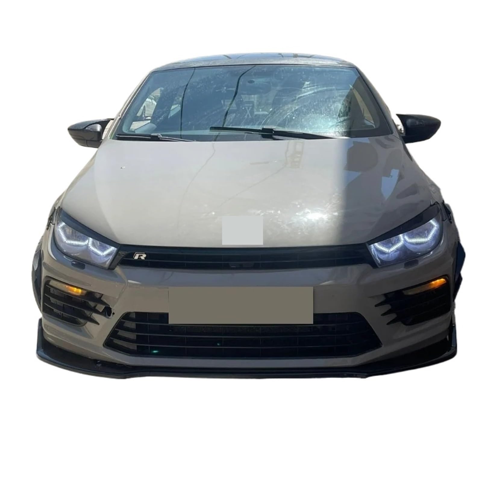 Frontspoiler Für Vw Für Scirocco 2014-2022 Body Kit Auto Zubehör Spoiler Splitter Diffusor Sport Stoßstange 3 Stück Frontschürze Lippe Vordere Stoßstange Unten(Blue) von JMOLXURI