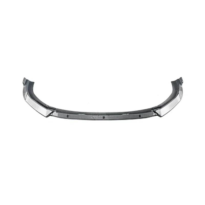 Frontspoiler Für X1 U11 U12 Für Sport 2023 2024 Frontschürze Lip Spoiler Glänzend Schwarz Oder Carbon Look Farbe Vordere Stoßstange Unten(Carbon Fiber Look) von JMOLXURI