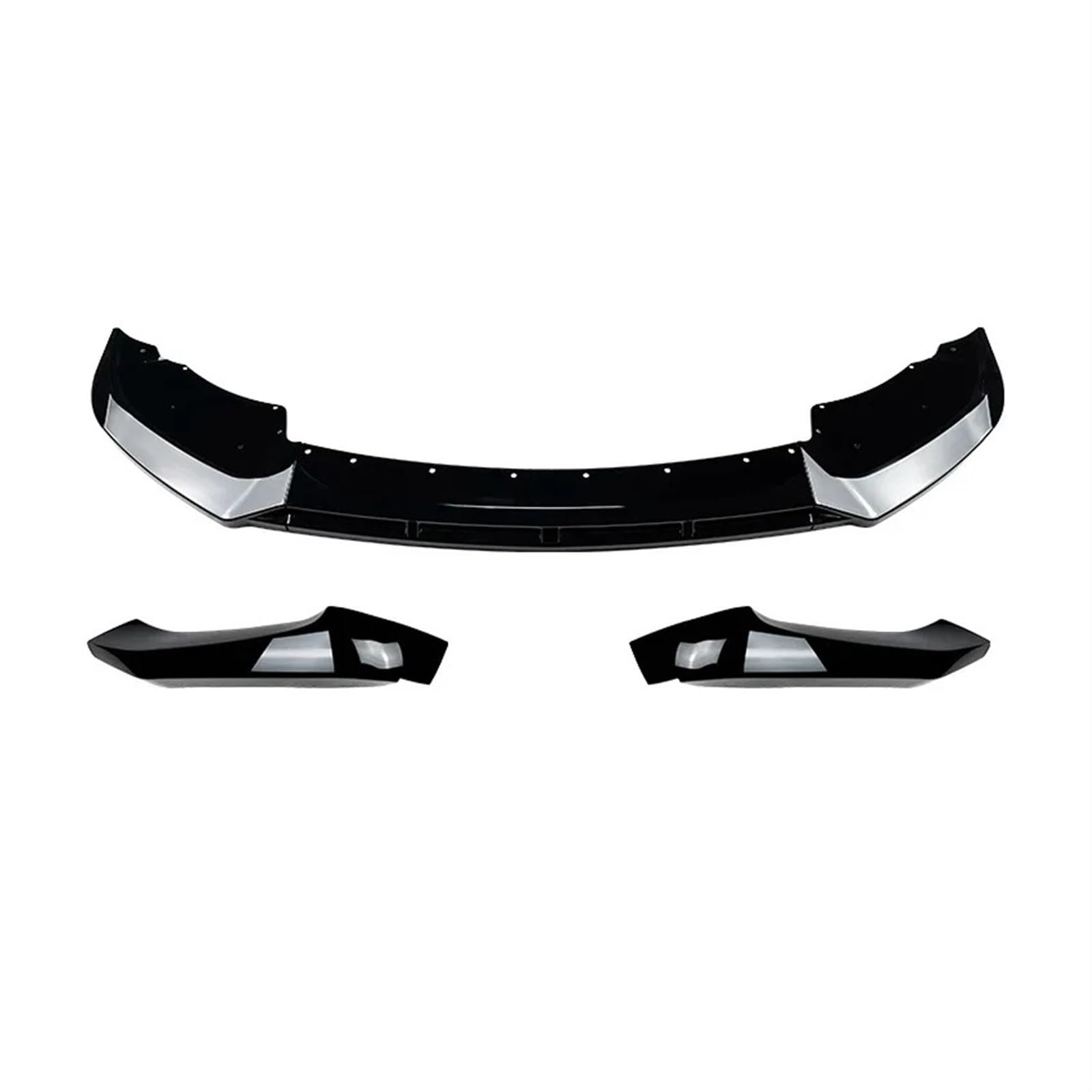 Frontspoiler Für X3 F25 Für X4 F26 Für LCI Sport 2014-2017 Frontschürze Lip Splitter Diffusor Körper Kit Spoiler Stoßstange Schutzfolie Zubehör Vordere Stoßstange Unten(Gloss Black Set) von JMOLXURI