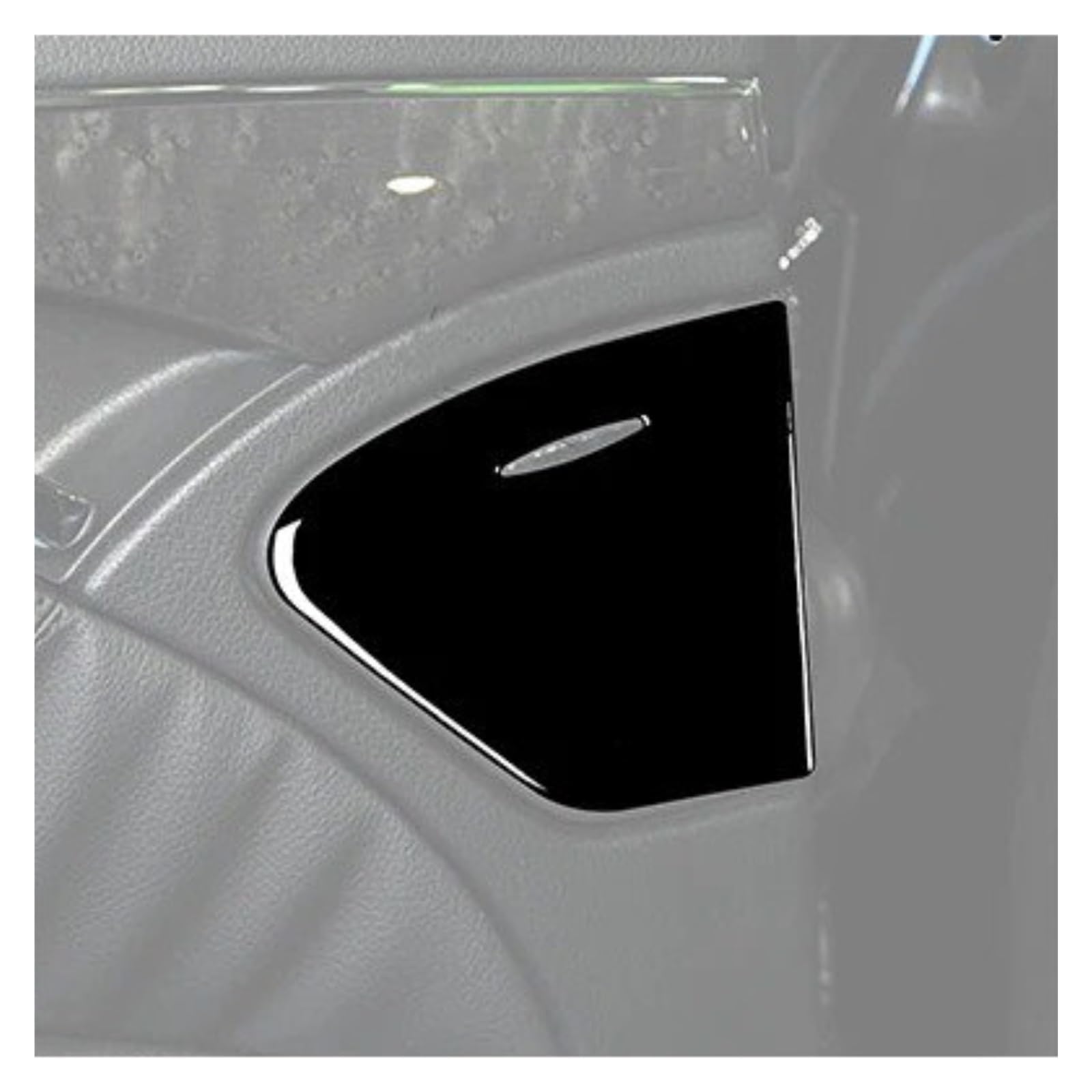 Für Benz Für E-Klasse W211 2003-2009 Klavier Schwarz Zentrale Steuerung Klimaanlage Outlet Scheinwerfer Schalter Panel Trim Aufkleber Auto Zentrale Steuerung Trim Aufkleber(2 pcs A) von JMOLXURI