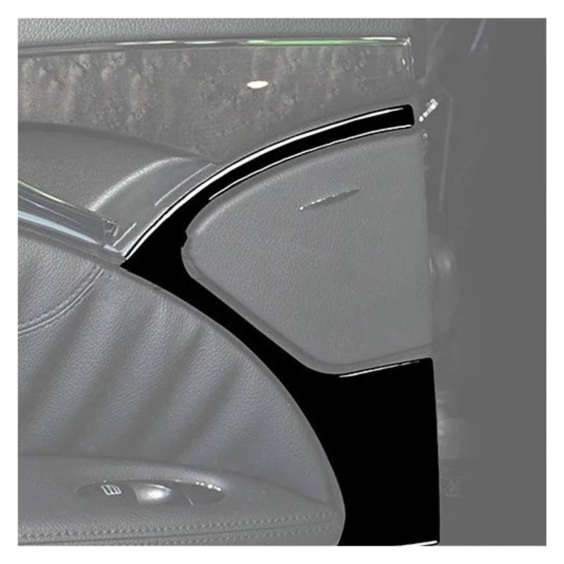 Für Benz Für E-Klasse W211 2003-2009 Klavier Schwarz Zentrale Steuerung Klimaanlage Outlet Scheinwerfer Schalter Panel Trim Aufkleber Auto Zentrale Steuerung Trim Aufkleber(2 pcs B) von JMOLXURI