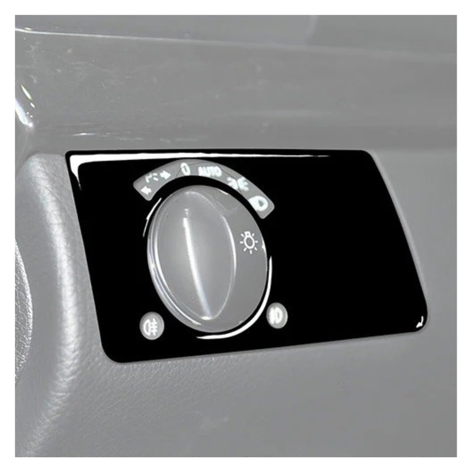 Für Benz Für E-Klasse W211 2003-2009 Klavier Schwarz Zentrale Steuerung Klimaanlage Outlet Scheinwerfer Schalter Panel Trim Aufkleber Auto Zentrale Steuerung Trim Aufkleber(LHD A) von JMOLXURI