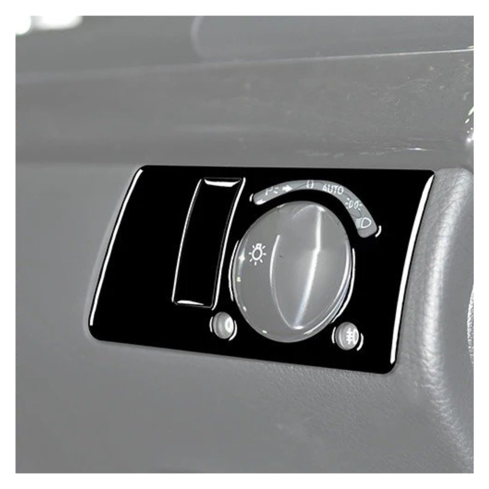 Für Benz Für E-Klasse W211 2003-2009 Klavier Schwarz Zentrale Steuerung Klimaanlage Outlet Scheinwerfer Schalter Panel Trim Aufkleber Auto Zentrale Steuerung Trim Aufkleber(RHD A) von JMOLXURI