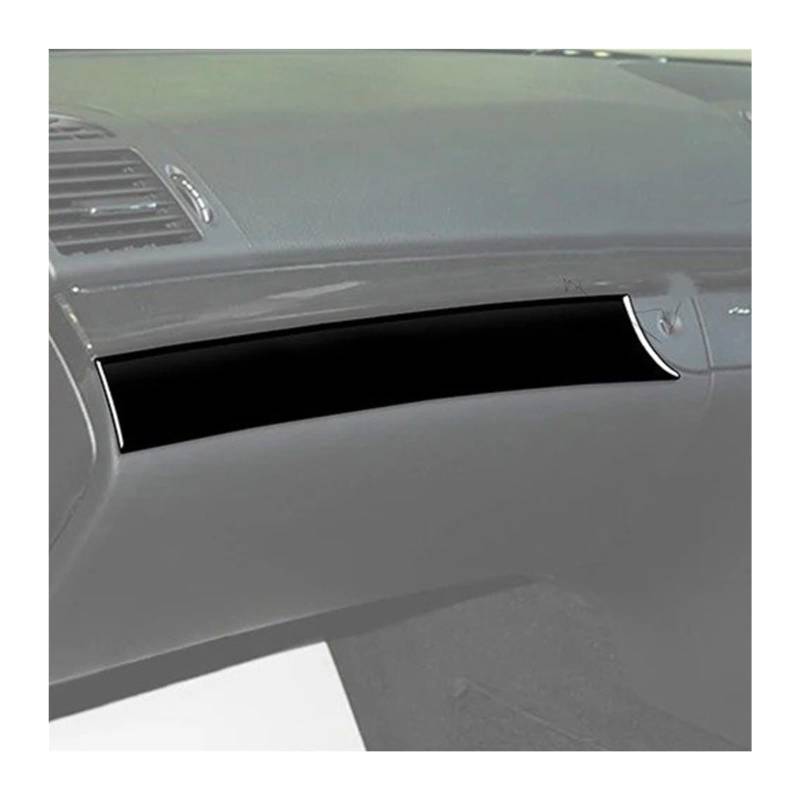 Für Benz Für E-Klasse W211 2003-2009 Klavier Schwarz Zentrale Steuerung Klimaanlage Outlet Scheinwerfer Schalter Panel Trim Aufkleber Auto Zentrale Steuerung Trim Aufkleber(RHD D) von JMOLXURI