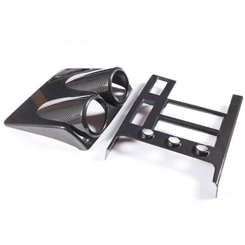 Für Hummer H2 2003-2007 ABS Auto Zentrale Steuerung Armaturenbrett Navigation Panel Aufkleber Komplettset Innendekoration Zierleiste Auto Zentrale Steuerung Trim Aufkleber(8) von JMOLXURI