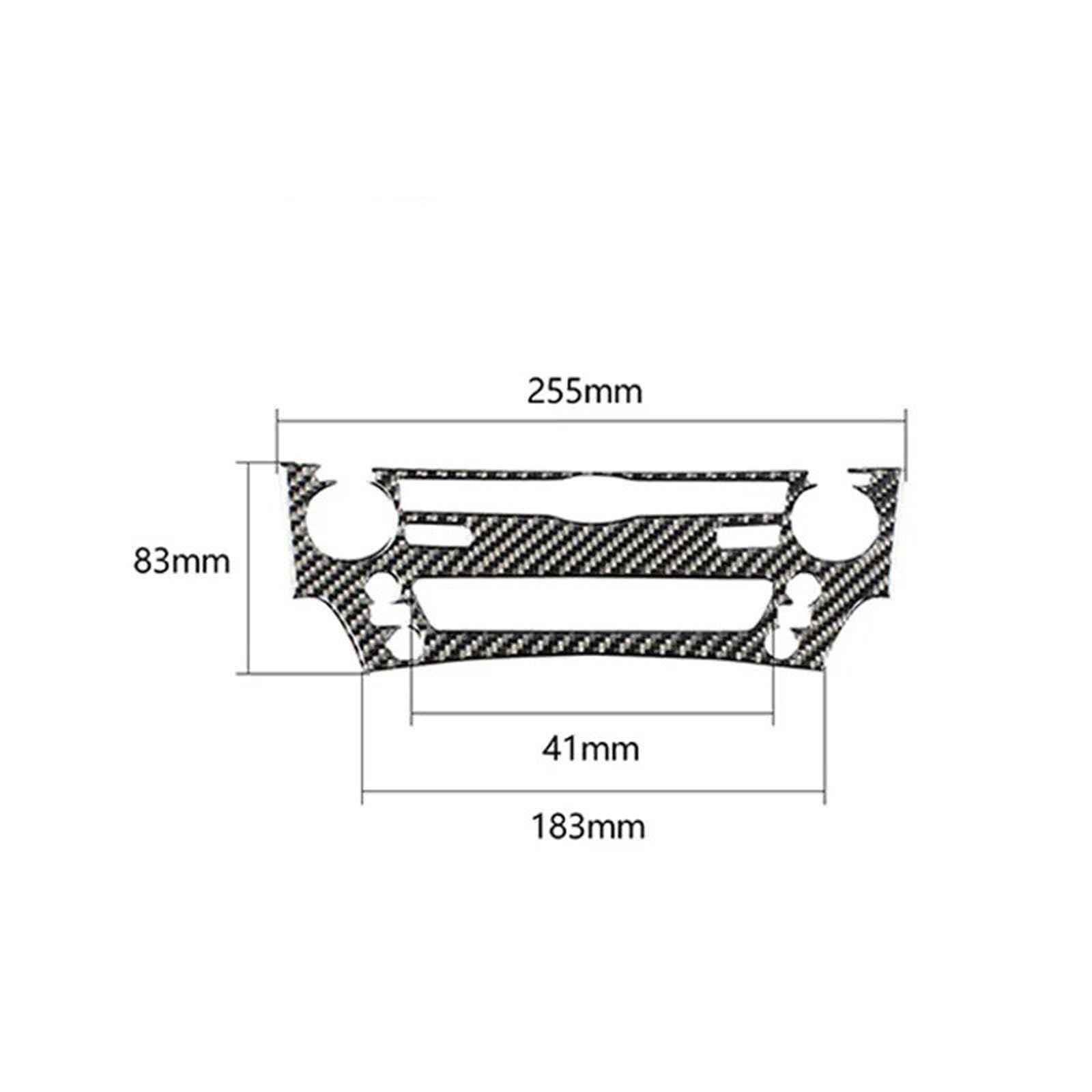 Für Lexus IST Für IS250 300 2006-2012 Auto Zentrale Steuerung Navigation GPS CD Panel Dekor Abdeckung Aufkleber Aufkleber Auto Zubehör Auto Zentrale Steuerung Trim Aufkleber(Style C) von JMOLXURI