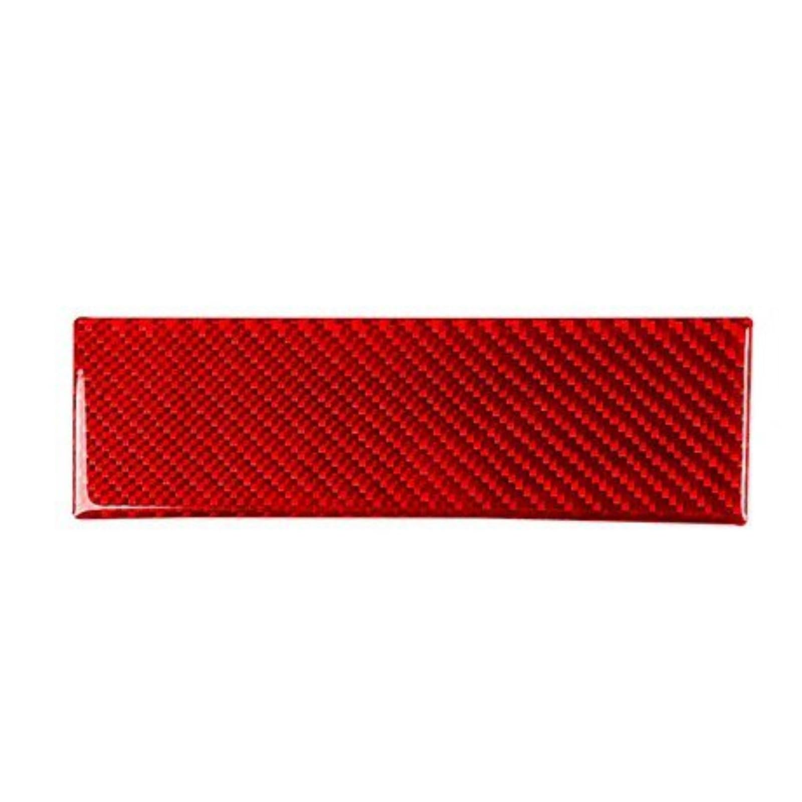 Für Suzuki Für Grand Für Vitara 2006-2013 Carbon Fiber Center Schalthebel Tasse Halter Panel Abdeckung Auto Innen Trim Zubehör Aufkleber Auto Zentrale Steuerung Trim Aufkleber(6 Red) von JMOLXURI