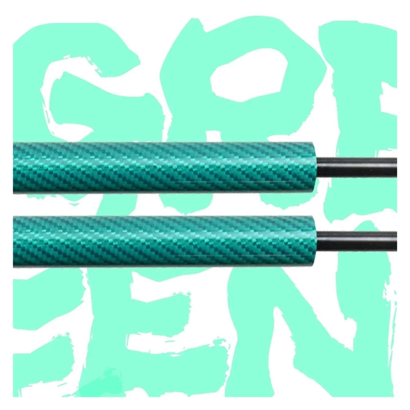 Heckklappe Gasdruckfedern Spring Für Isuzu Für Stylus Für Gemini JT(150/190/600) 3-türiger Fließheck 1990-1993 Stamm Boot Gasdruckfedern Quellen Dämpfer(Green Carbon Fiber) von JMOLXURI