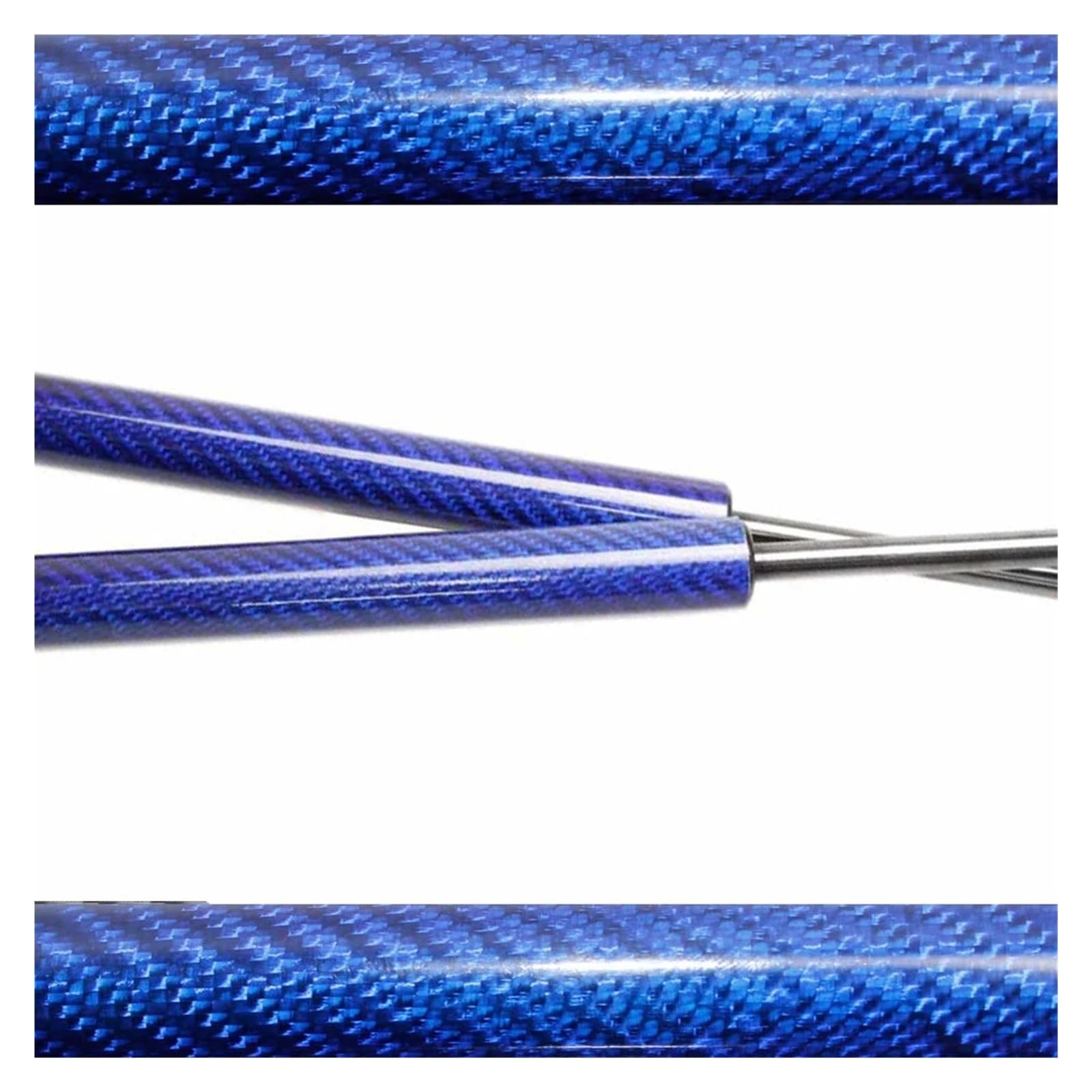 Heckklappe Gasdruckfedern Spring Für R8 Coupe 2006–2015 Heckmotor Gasdruckfedern Stoßdämpfer Federdämpfer Hebebühne Stützstange Arme Zylinderstütze 481 Mm(Blue Carbon Fiber) von JMOLXURI