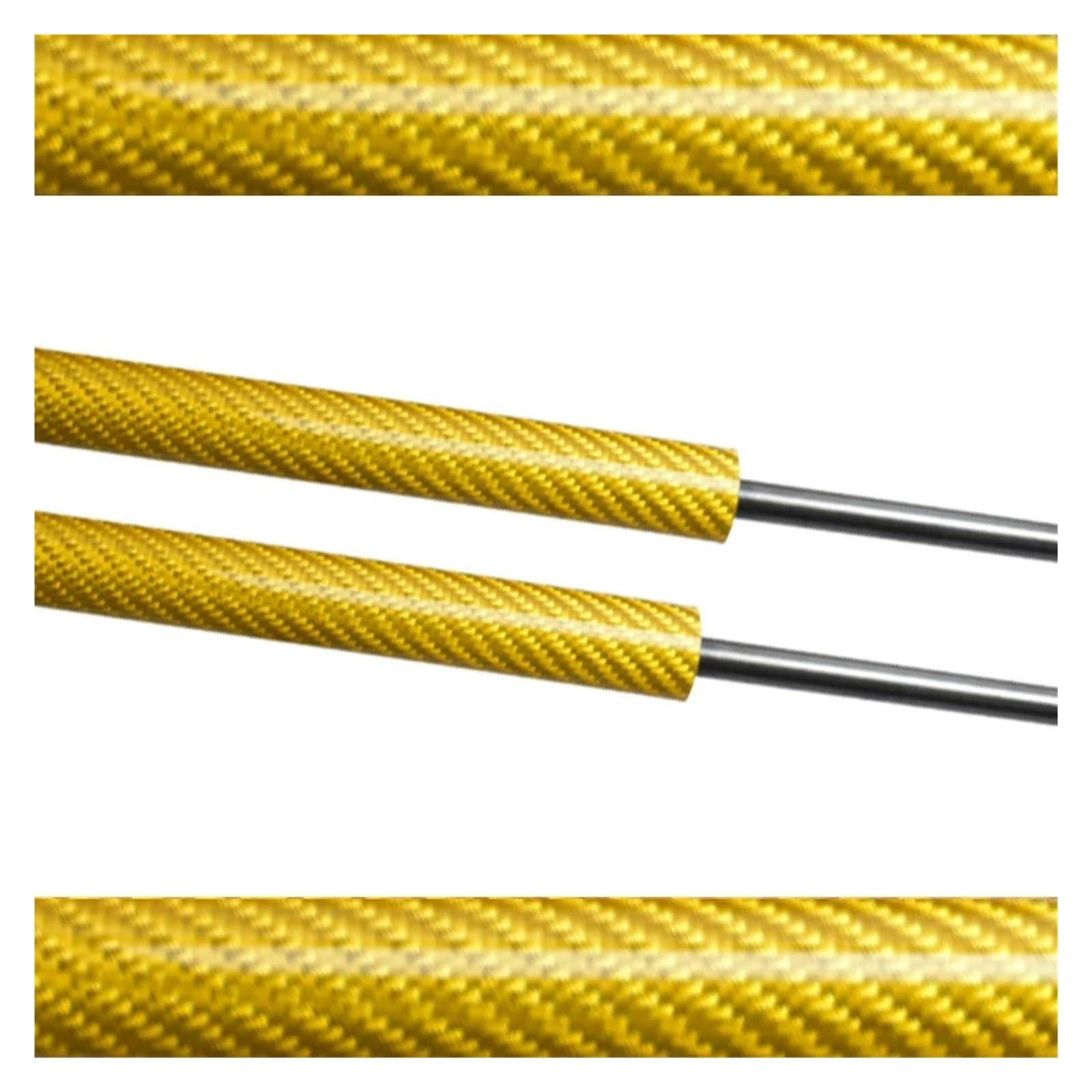 Heckklappe Gasdruckfedern Spring Für R8 Coupe 2006–2015 Heckmotor Gasdruckfedern Stoßdämpfer Federdämpfer Hebebühne Stützstange Arme Zylinderstütze 481 Mm(Yellow Carbon Fiber) von JMOLXURI