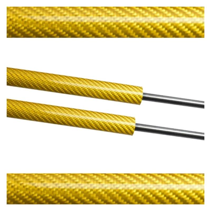 Heckklappe Gasdruckfedern Spring Für R8 Coupe 2006–2015 Heckmotor Gasdruckfedern Stoßdämpfer Federdämpfer Hebebühne Stützstange Arme Zylinderstütze 481 Mm(Yellow Carbon Fiber) von JMOLXURI