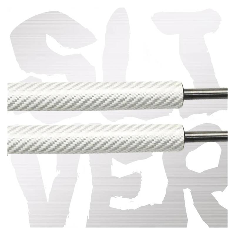 Heckklappe Gasdruckfedern Spring Für Toyota Für Starlet 5th P9 Fließheck 1996-1999 Heckklappe Lift Unterstützt Hinten Trunk-Boot Gas Streben Quellen Dämpfer(Silver Carbon Fiber) von JMOLXURI