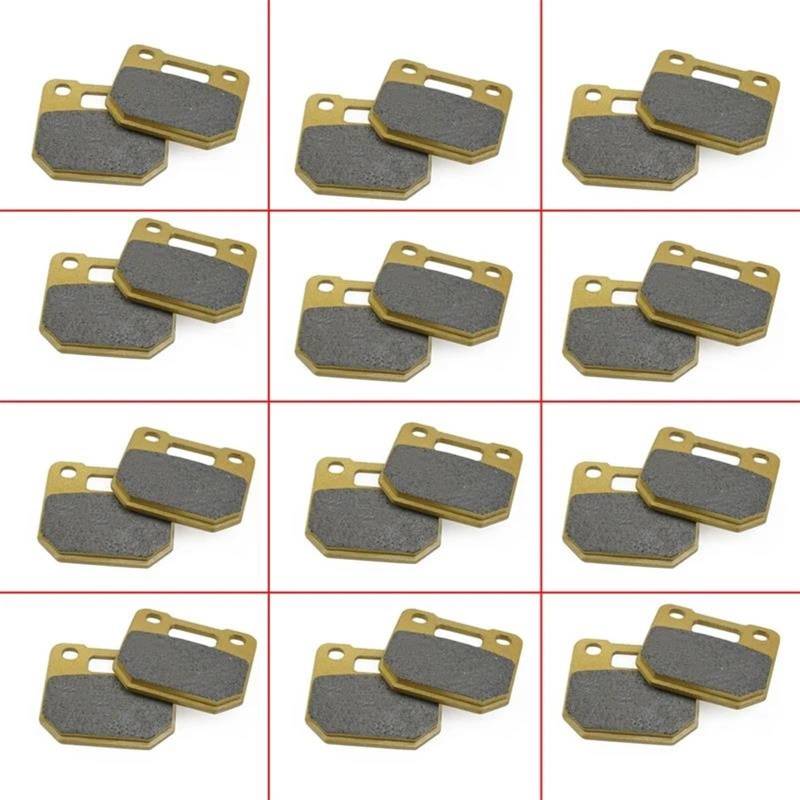 Motorrad Bremsbeläge Für RPM Für Adelin Für Frando 82mm Bremssattel Pad Motorrad Scheiben Bremsbeläge Bremsbeläge Vorne&Hinten(12 Pair) von JMOLXURI