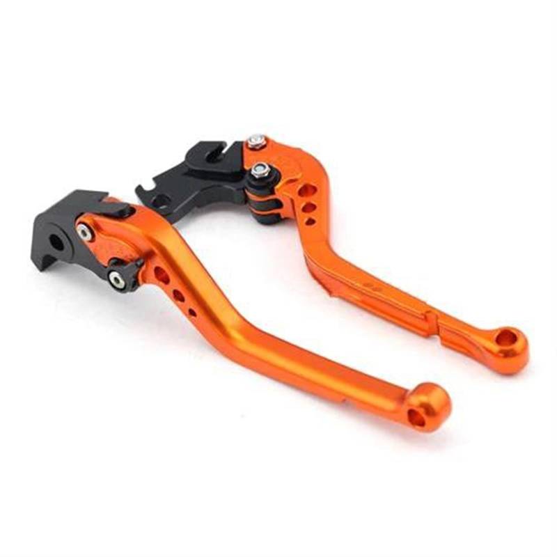 Motorrad-Bremskupplungshebel Für FZ6 FZ1 N/S Für FAZER FZ8 XJ6 XJ6F FZ6N FZ1N Diversion Motorrad Kurze/Lange Bremskupplungshebel Brems Kupplungshebel(Long orange) von JMOLXURI