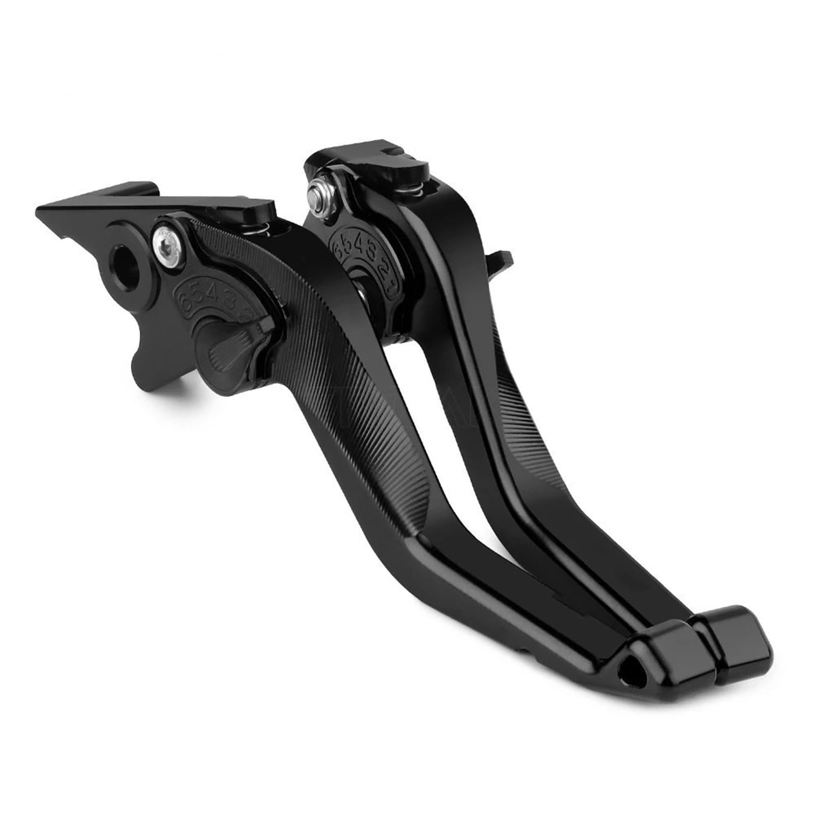 Motorrad-Bremskupplungshebel Für Forza 750 Für FORZA750 Für XADV 750 Für XADV750 CNC 2023 Motorräder Lenker Kurze Einstellbare Bremse Kupplung Hebel Brems Kupplungshebel(Black) von JMOLXURI