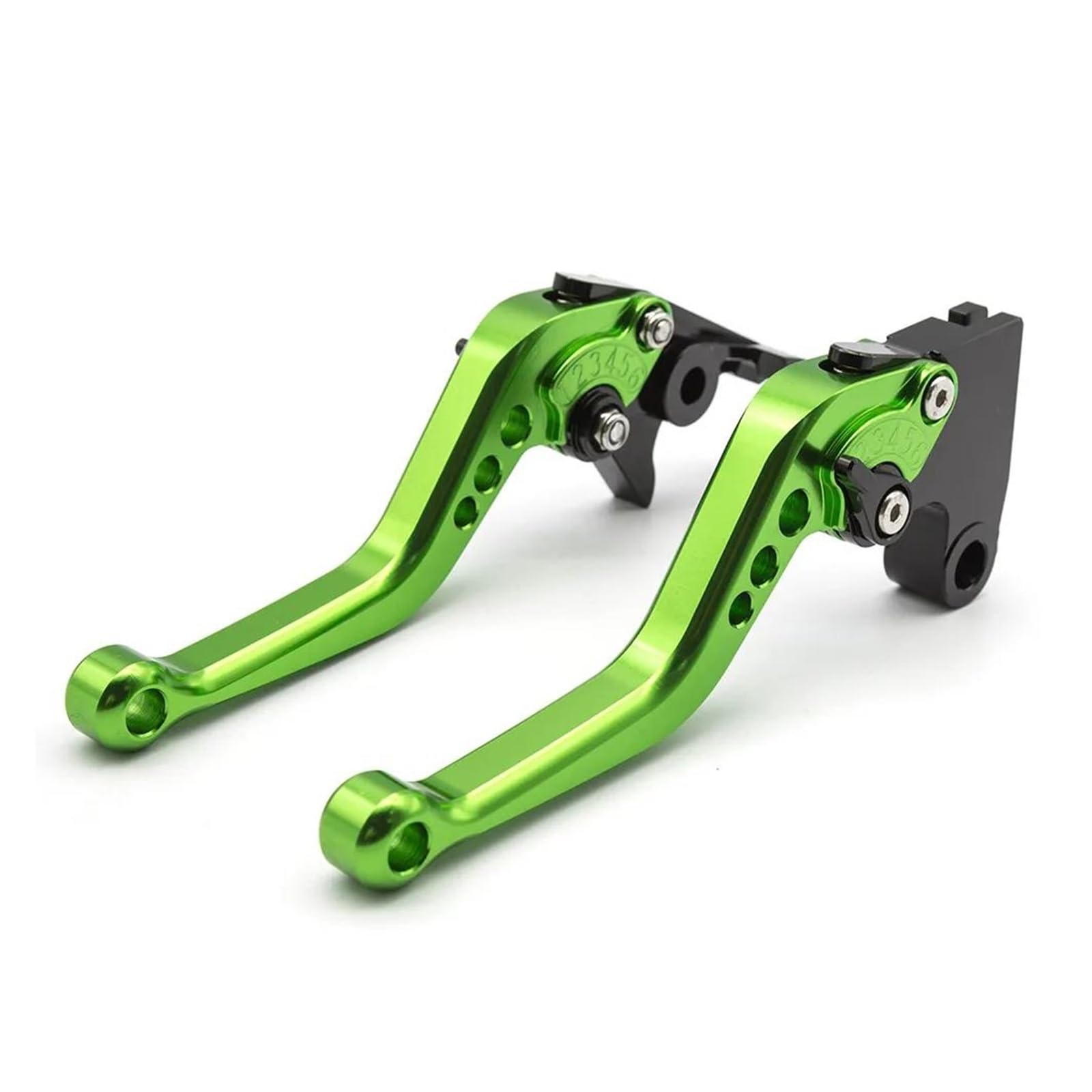 Motorrad-Bremskupplungshebel Für Royal Für Enfei 650 Für INT-650 GT650 8 Farbe Einstellbare Motorrad Bremse Kupplung Hebel Brems Kupplungshebel(Green 147mm) von JMOLXURI