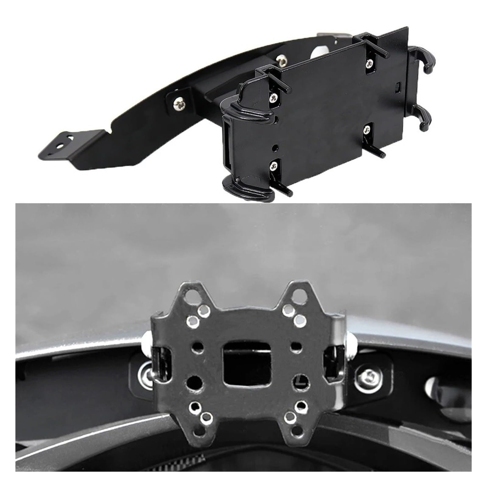 Motorrad Navigationshalterung Für K1200GT 2006 Motorrad USB Lade Telefon Halter CNC Aluminium Navigation Halterung GPS Stehen Motorrad Zubehör Handyhalter Motorrad(AC) von JMOLXURI