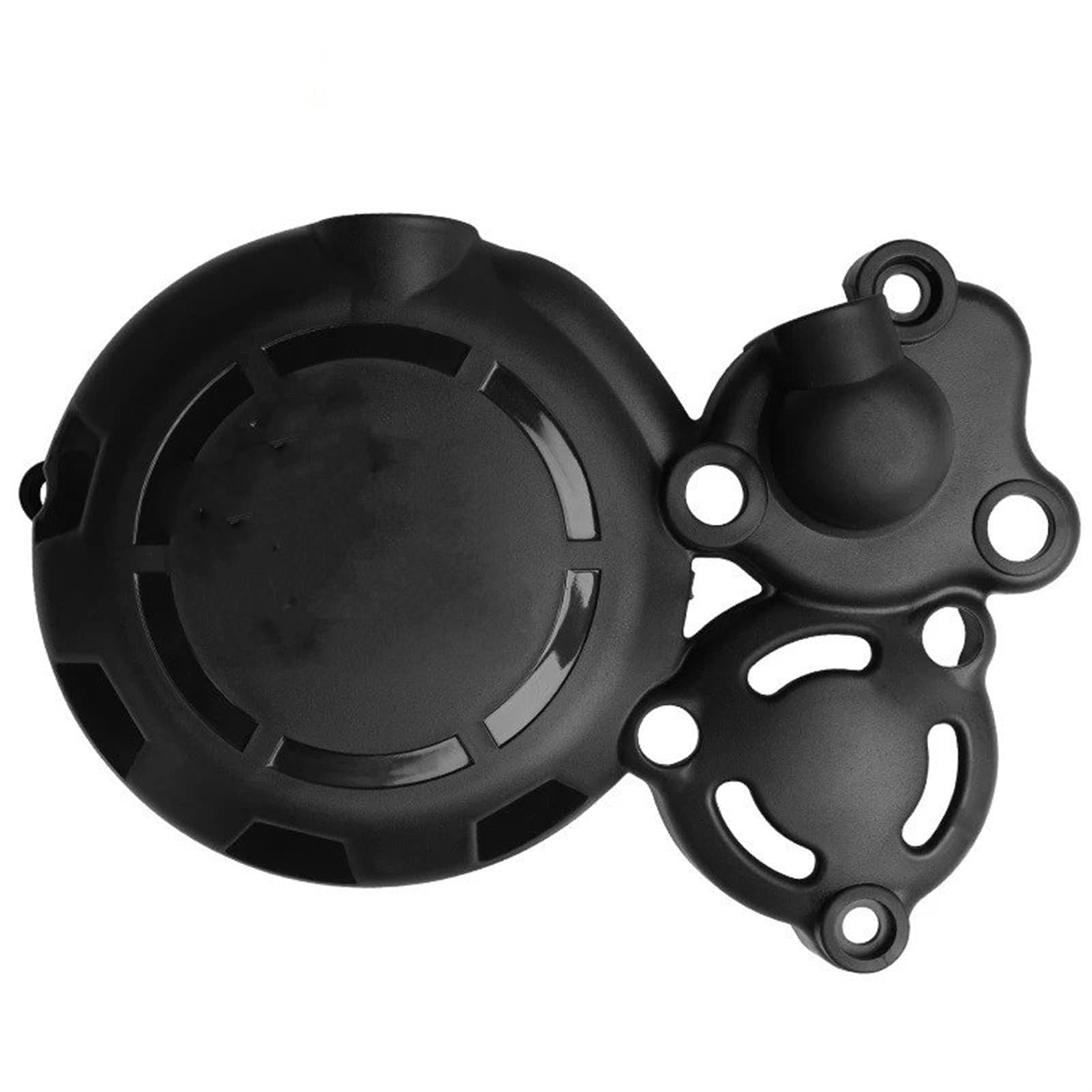 Motorräder Schutzabdeckung Für Bosuer Für BSE Für M6 J1 Für X6 Für ZongShen 300cc Für CBS300 Motorrad Magnetmotorkupplung Treiber Kettenrad Motorschutzabdeckung(Black Clutch Cover) von JMOLXURI