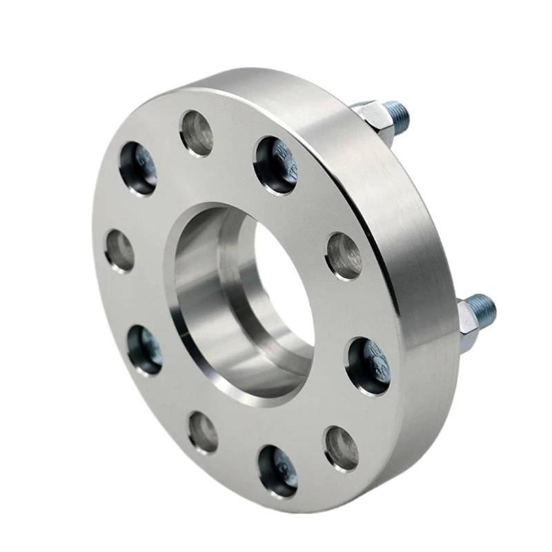 Spurverbreiterungen 2 Stück 15/20/25/30mm 5x108 CB = 60,1mm Aluminium Rad Spacer Adapter 5 Lug Geeignet Für Universal Serie M12x 1,5 Auto-Rad-Distanzscheiben(2PCS 20mm Silver) von JMOLXURI