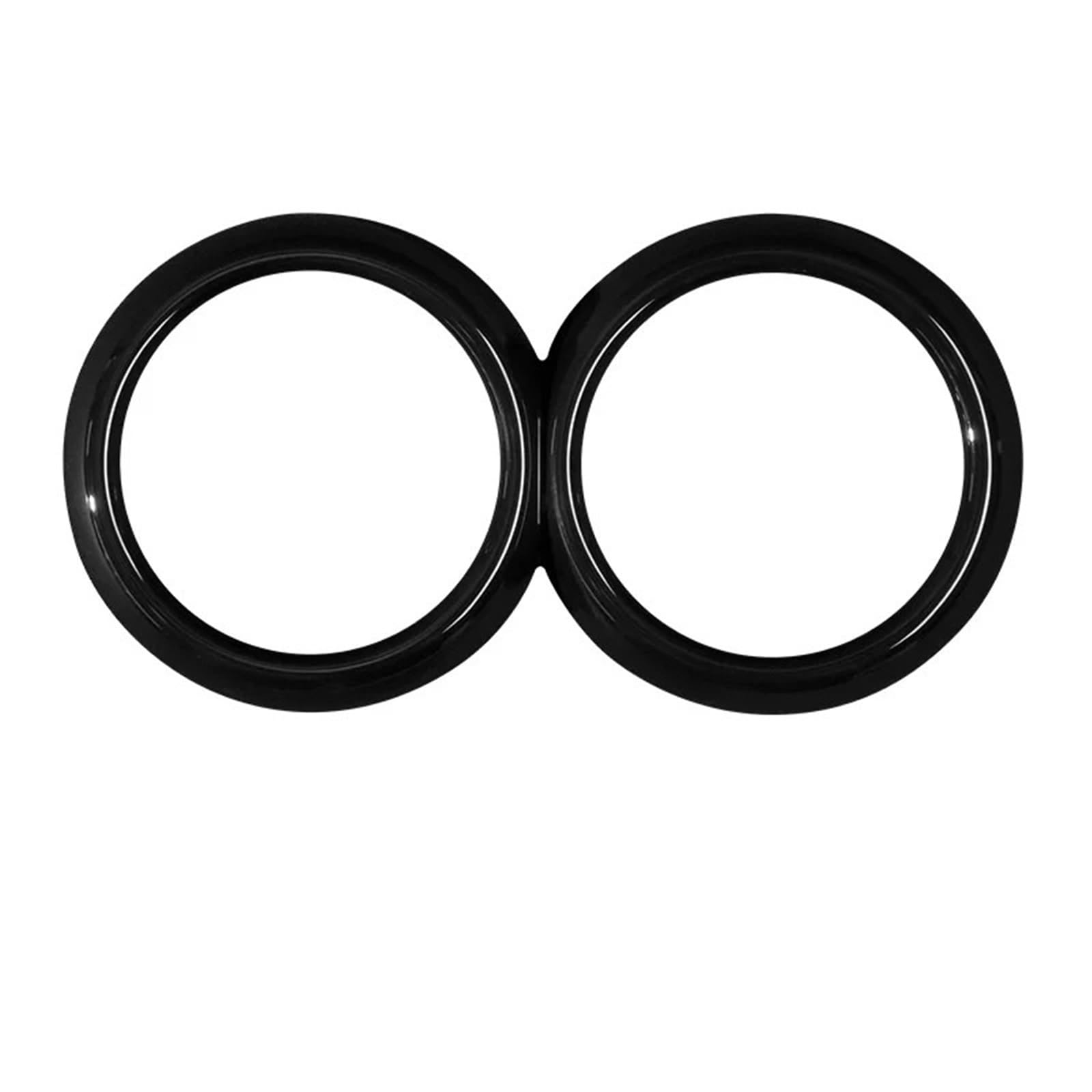 Zündspule Für Mini Für Cooper R50 R52 R53 Auto Innen Zubehör Auto Zentrale Steuerung Wasser Tasse Halter Dekorative Ring 3D Trim Auto Aufkleber Verteilerzündspule(Black) von JMOLXURI