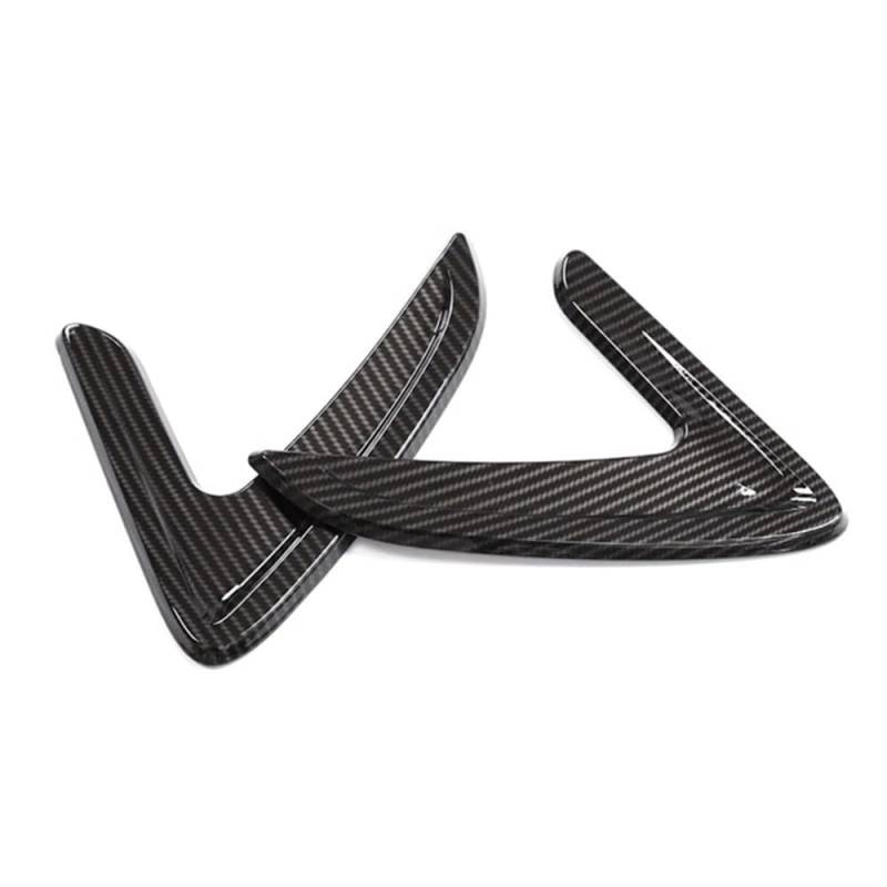 Auto Aufkleber 2 Stücke Auto Styling Seitenflügel Luftstrom Kotflügel Grill Outlet Intake Vent Trim Für 3 Serie Für F30 2013 2014 2015 2016 2017 2018 Auto Styling Zierleisten von JMORCO