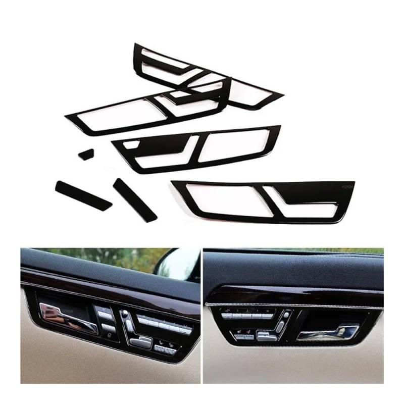 Auto Aufkleber ABS, Glänzend Schwarz, Auto-Styling, Türgriffschale, Dekorationsabdeckung, Zierleiste Für Benz, Für S Für Klasse, Für W221 2008 2009 2010 2011 2012 Auto Styling Zierleisten von JMORCO