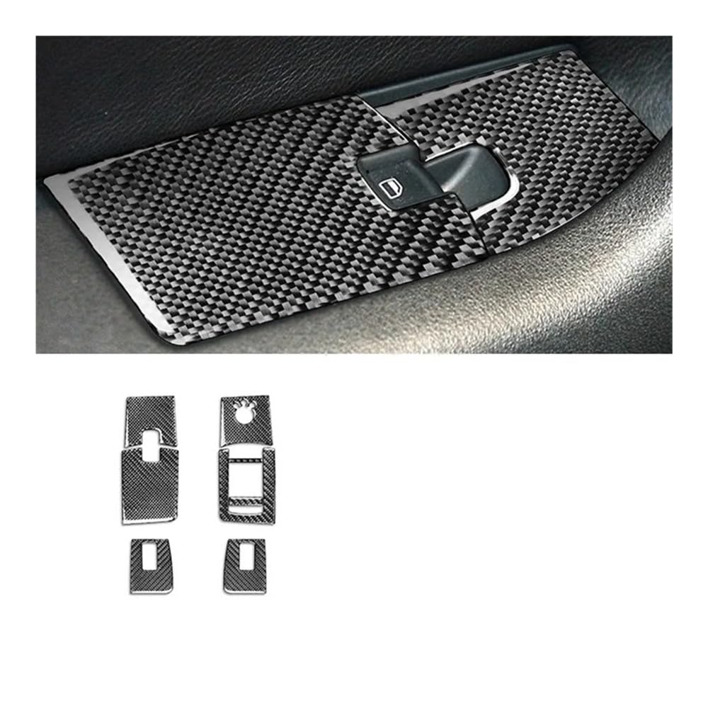 Auto Aufkleber Autoinnenraum Mittelsteuerung Gangschaltung Panel Glas Fensterheber Aufkleber Für A3 Für S3 Für 8P 2006 2007 Auto Styling Zierleisten von JMORCO