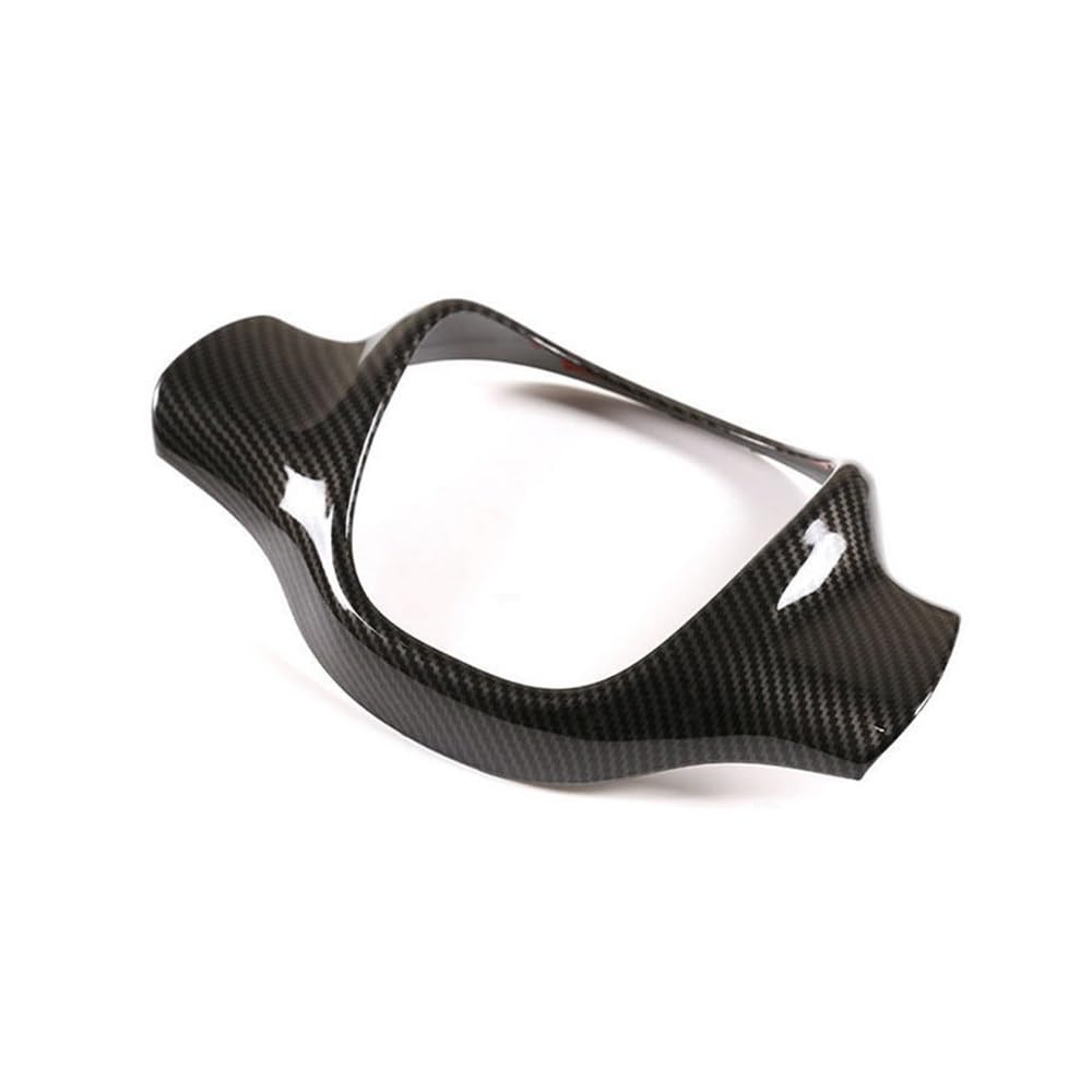 Auto Aufkleber Carbon Fiber Texture Lenkradabdeckung Rahmenverkleidung für Benz für Smart für Fortwo für 451 2009 2010 2011 2012 2013 2014 2015 Auto Styling Zierleisten von JMORCO