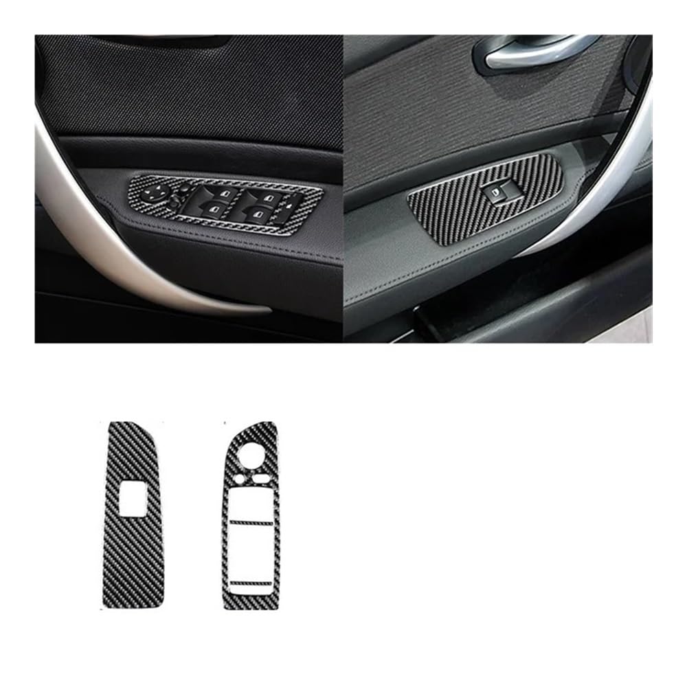 Auto Aufkleber Für 1er-Serie Für E81 Für E82 Für E87 Für E88 2008-2013 Fensterheber-Panel-Tuning-Abdeckung Aufkleber Auto-Innenraum Auto Styling Zierleisten von JMORCO