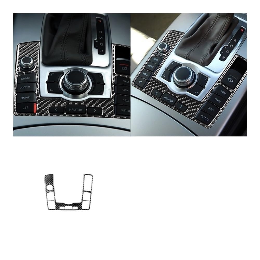 Auto Aufkleber Für A6 Für S6 2005-2011 Aufkleber Getriebe Shift Center Panel Griff Dekorative Auto Innen Auto Styling Zierleisten von JMORCO