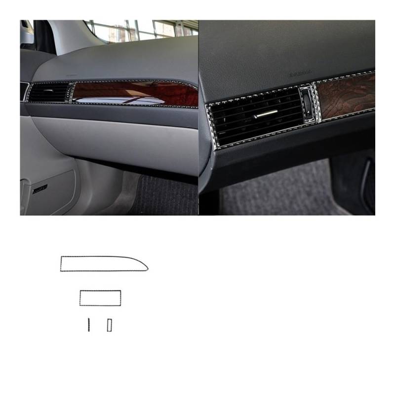 Auto Aufkleber Für A6 Für S6 2005-2011 Aufkleber Getriebe Shift Center Panel Griff Dekorative Auto Innen Auto Styling Zierleisten von JMORCO