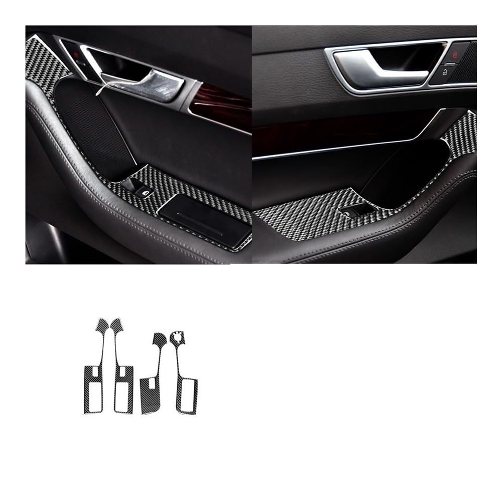 Auto Aufkleber Für A6 Für S6 2005-2011 Aufkleber Getriebe Shift Center Panel Griff Dekorative Auto Innen Auto Styling Zierleisten von JMORCO