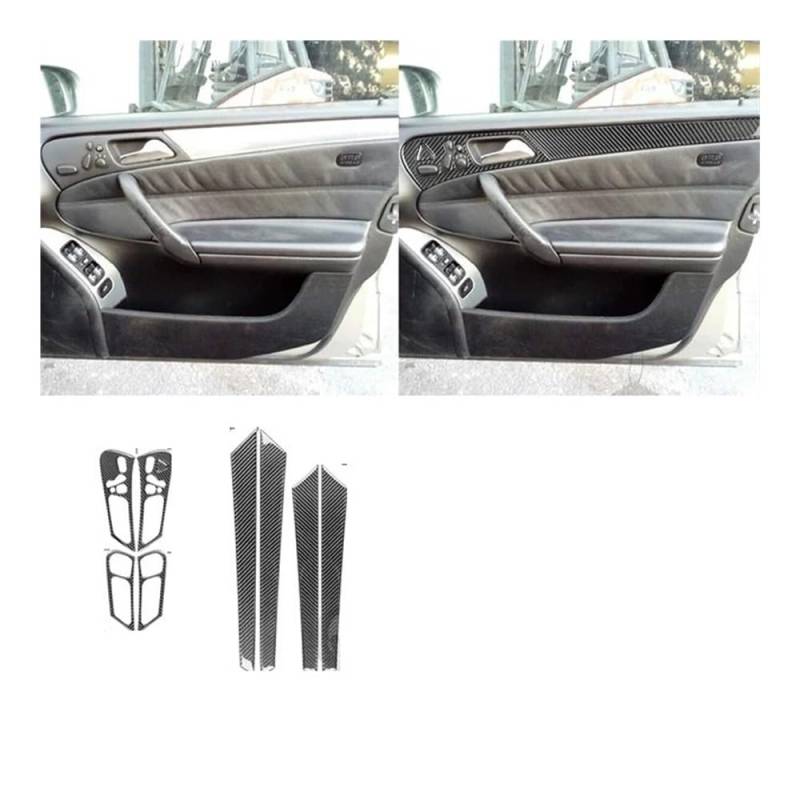 Auto Aufkleber Für Benz Für C Für Klasse Für W203 2005 2006 2007 Abdeckung Trim Auto Innen Aufkleber Set Dekorative Auto Styling Zierleisten von JMORCO