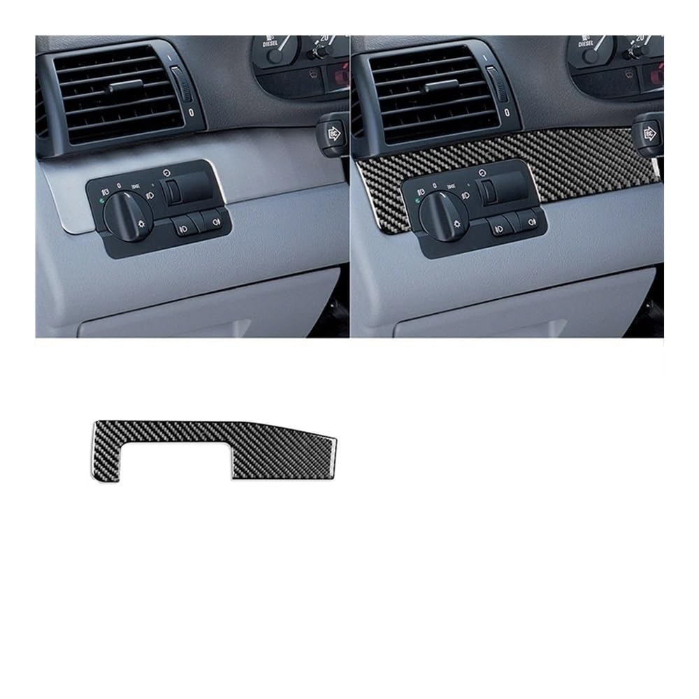 Auto Aufkleber Für E46 1998 1999 2000 2001 2002 2003 2004 2005 Center Console Set Kit Teile Tuning Aufkleber Abdeckung Innen Auto Styling Zierleisten von JMORCO