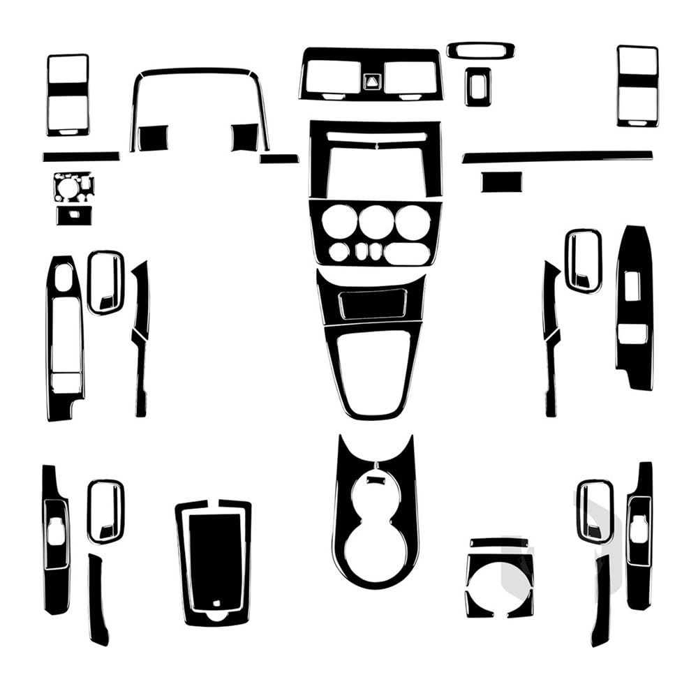 Auto Aufkleber Für Hummer Für H3 2007 2008 2009 2010 Dashboard Center Konsole Getriebe Panel Air Outlet Aufkleber Auto Innen Auto Styling Zierleisten von JMORCO