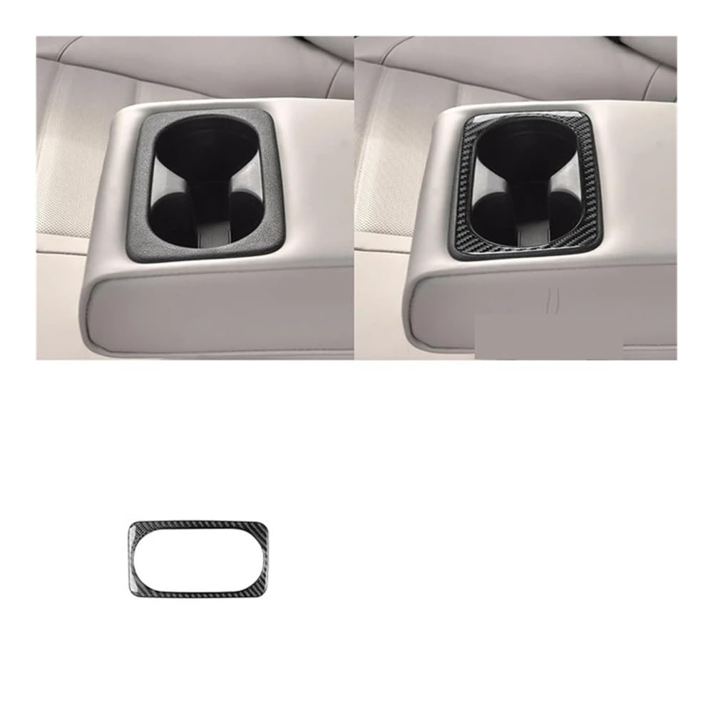 Auto Aufkleber Für Kia für Stinger 2019 2020 2021 2022 2023 Hintere Armlehne Wasserbecherhalter Panel Set Aufkleber Auto Innenverkleidung Auto Styling Zierleisten von JMORCO