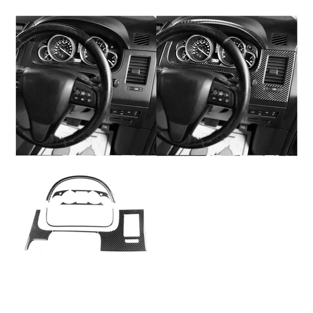 Auto Aufkleber Für Mazda Für CX9 2010 2011 2012 2013 2014 2015 Dashboard Air Outlet Getriebe Fenster Lift Vollen Satz Aufkleber Auto Styling Zierleisten von JMORCO